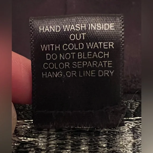 CRASH & BURN black sequin zip hoodie L - Picture 12 of 12